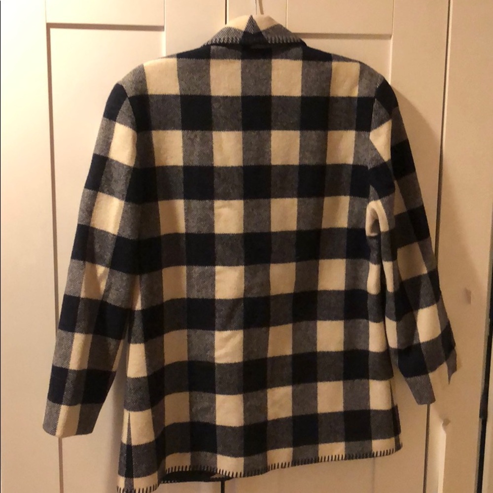 Pendleton Buffalo Plaid Wool Blazer - image 6